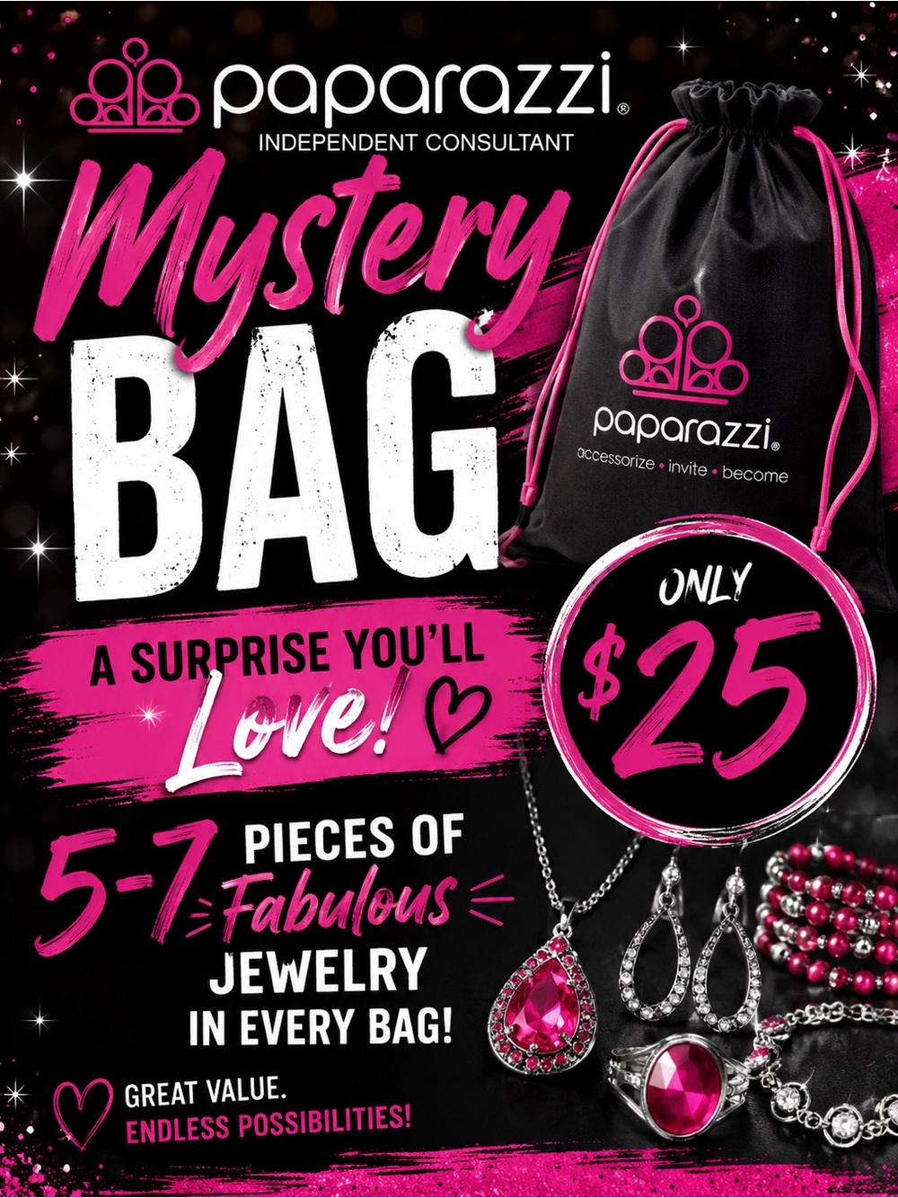 paparazzi  Mystery Jewelry Bag